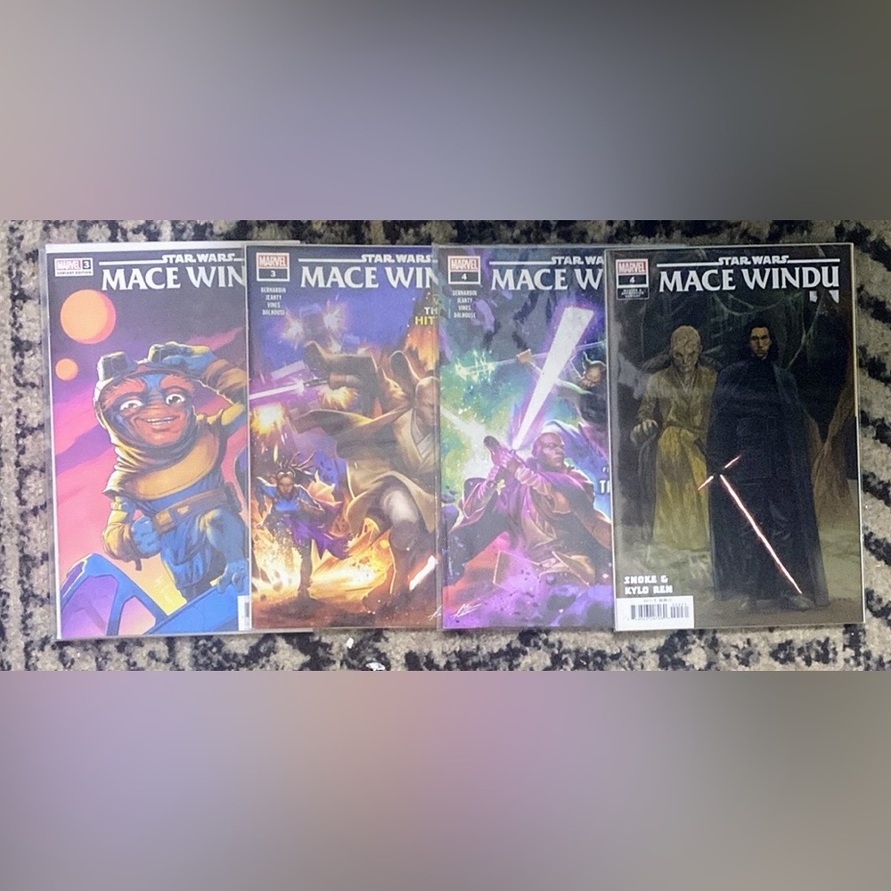 4 Marvel Star Wars Mace Windu Comics